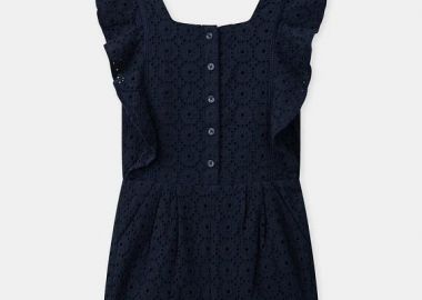Παιδική Σαλοπέτα για Κορίτσια Navy Eyelet ΜΠΛΕ - SERGENT MAJOR - 