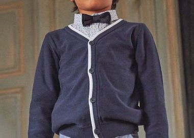 Παιδική Ζακέτα για Αγόρια Classic Navy Blue ΜΠΛΕ - SERGENT MAJOR - 