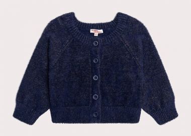 Παιδική Ζακέτα για Κορίτσια Cosy Navy ΜΠΛΕ - DPAM - 