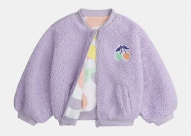Παιδική Ζακέτα για Κορίτσια Fluffy Pastel - 2 σε 1 ΜΩΒ - DPAM - 