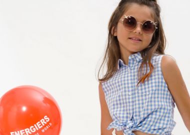 Παιδικό αμάνικο καρό τοπ για κορίτσι - ΚΑΡΡΩ 16-224202-4 - energiers - 