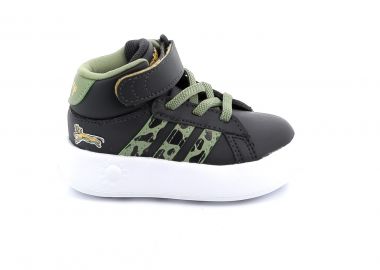 Παιδικό Αθλητικό Μποτάκι για Αγόρι Adidas Grand Court Mid Lionking της Disney I Χρώματος Μαύρο IF4096 - ADIDAS - 