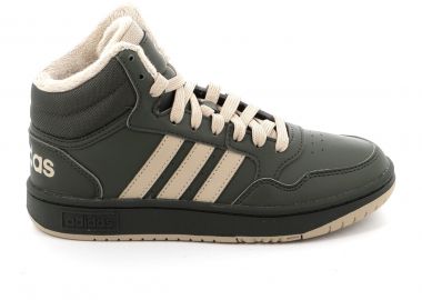Παιδικό Αθλητικό Μποτάκι για Αγόρι Adidas Hoops Mid 3.0 K Χρώματος Χακί IH7895 - ADIDAS - 