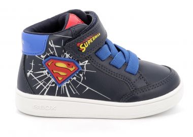 Παιδικό Αθλητικό Μποτάκι για Αγόρι Geox Spiderman Ανατομικό Χρώματος Μπλε B565LB 000BC C4226 - GEOX - 