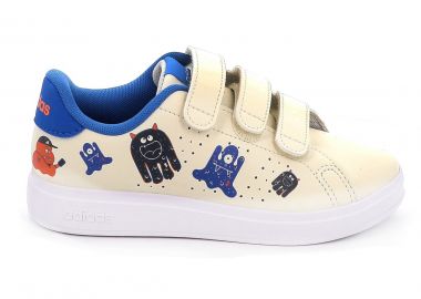 Παιδικό Αθλητικό Παπούτσι για Αγόρι Adidas Advantage Base 2.0 Cf C Χρώματος Μπεζ KI0741 - ADIDAS - 