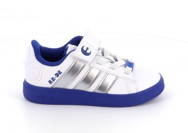 Παιδικό Αθλητικό Παπούτσι για Αγόρι Adidas Droids Grand Court Χρώματος Λευκό IH1136 - ADIDAS - 