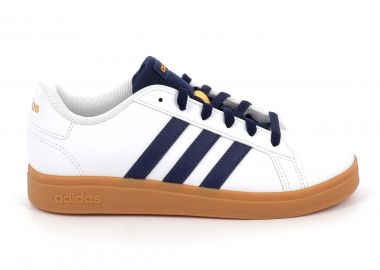 Παιδικό Αθλητικό Παπούτσι για Αγόρι Adidas Grand Court 2.0 K Χρώματος Λευκό JI0969 - ADIDAS - 
