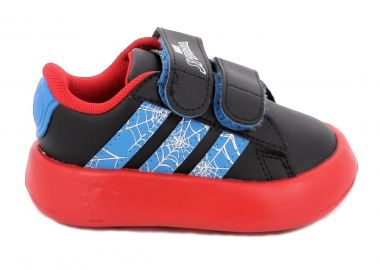 Παιδικό Αθλητικό Παπούτσι για Αγόρι Adidas Grand Court Spider-man Cf I Χρώματος Μαύρο JQ7828 - ADIDAS - 