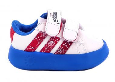 Παιδικό Αθλητικό Παπούτσι για Αγόρι Adidas Grand Court Spiderman Cf Χρώματος Λευκό JQ8072 - ADIDAS - 
