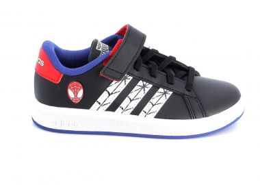 Παιδικό Αθλητικό Παπούτσι για Αγόρι Adidas Grand Court Spiderman Χρώματος Μαύρο JS0742 - ADIDAS - 
