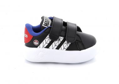 Παιδικό Αθλητικό Παπούτσι για Αγόρι Adidas Grand Court Spiderman Χρώματος Μαύρο JS0743 - ADIDAS - 
