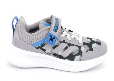 Παιδικό Αθλητικό Παπούτσι για Αγόρι Adidas MineCraft Fortarun El C Χρώματος Γκρι JR1945 - ADIDAS - 