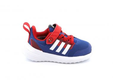 Παιδικό Αθλητικό Παπούτσι για Αγόρι Adidas X Marvel Fortarun 2.0 Spiderman Cloudfoam Sport Running Elastic Lace Top Strap Shoes Χρώματος Μπλε HP9000 - ADIDAS - 