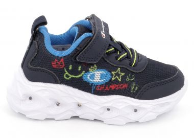 Παιδικό Αθλητικό Παπούτσι για Αγόρι Champion Funfair Print B Td Low Cut Shoe με Φωτάκια Χρώματος Μπλε S33225-BS503 - CHAMPION - 