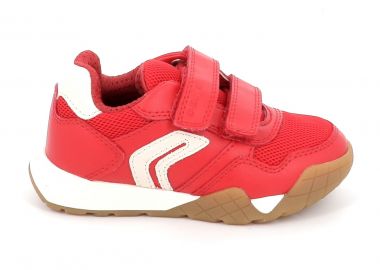 Παιδικό Αθλητικό Παπούτσι για Αγόρι Geox Ανατομικό Χρώματος Κόκκινο J56NEA 0BC14 C7V1M - GEOX - 