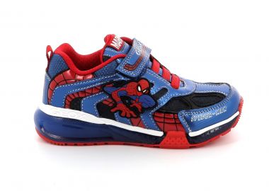 Παιδικό Αθλητικό Παπούτσι για Αγόρι Geox Spiderman με Φωτάκια Χρώματος Μπλε J26FEB 011CE C4226 - GEOX - 