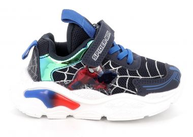 Παιδικό Αθλητικό Παπούτσι για Αγόρι Marvel Spiderman με Φωτάκια Χρώματος Μπλε SP014955 - MARVEL - 