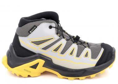 Παιδικό Αθλητικό Παπούτσι για Αγόρι Salomon X Ultra Mid Gtx J Χρώματος Γκρι 477460 - SALOMON - 