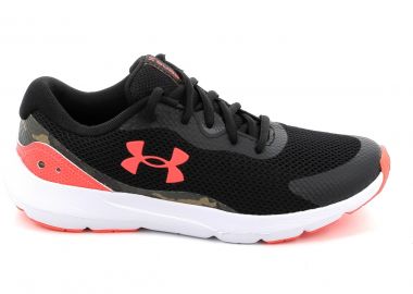 Παιδικό Αθλητικό Παπούτσι για Αγόρι Under Armour Ua Bps Surge 3 Print Χρώματος Μαύρο 3026689-001 - UNDER ARMOUR - 