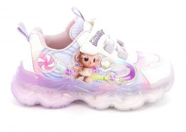 Παιδικό Αθλητικό Παπούτσι για Κορίτσι Adams Bio με φωτάκια Χρώματος Πολύχρωμο SK230-SF074 - ADAMS BIO - 