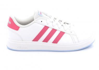 Παιδικό Αθλητικό Παπούτσι για Κορίτσι Adidas Grand Court 2.0 K Χρώματος Λευκό JI0971 - ADIDAS - 