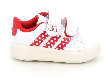 Παιδικό Αθλητικό Παπούτσι για Κορίτσι Adidas Grand Court Disney Minnie Mouse Χρώματος Λευκό KI9528 - ADIDAS - 