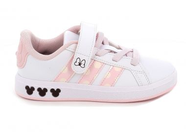 Παιδικό Αθλητικό Παπούτσι για Κορίτσι Adidas Grand Court Minnie El K Χρώματος Λευκό JR8134 - ADIDAS - 