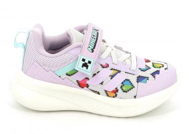 Παιδικό Αθλητικό Παπούτσι για Κορίτσι Adidas MineCraft Fortarun El C Χρώματος Μωβ JR1950 - ADIDAS - 