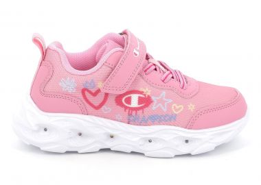 Παιδικό Αθλητικό Παπούτσι για Κορίτσι Champion Funfair Print G Ps Low Cut Shoe με Φωτάκια Χρώματος Ροζ S33233-PS152 - CHAMPION - 