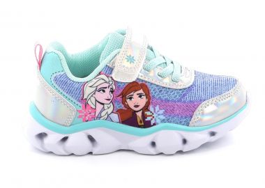Παιδικό Αθλητικό Παπούτσι για Κορίτσι Disney Frozen με Φωτάκια Χρώματος Πολύχρωμο FZ014685 - DISNEY - 
