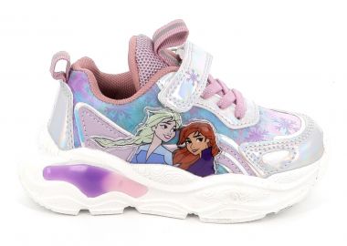 Παιδικό Αθλητικό Παπούτσι για Κορίτσι Disney Frozen με Φωτάκια Χρώματος Πολύχρωμο FZ015235 - DISNEY - 