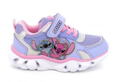 Παιδικό Αθλητικό Παπούτσι για Κορίτσι Disney Stitch με Φωτάκια Χρώματος Πολύχρωμο LS001085 - DISNEY - 