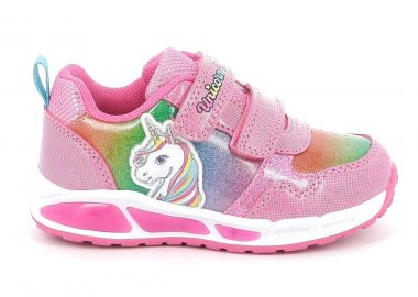 Παιδικό Αθλητικό Παπούτσι για Κορίτσι Disney Unicorn Magic με Φωτάκια Χρώματος Φούξια LE000515 - DISNEY - 