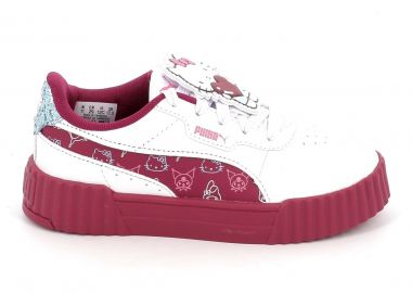 Παιδικό Αθλητικό Παπούτσι για Κορίτσι Puma Carina 3.0 HK&FR 2 Ps Χρώματος Λευκό 403395-01 - PUMA - 