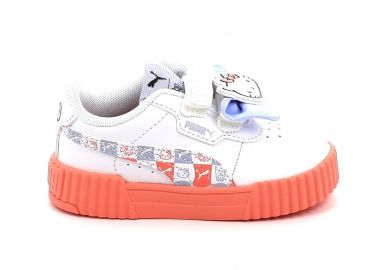 Παιδικό Αθλητικό Παπούτσι για Κορίτσι Puma Carina HK&FR V Inf Χρώματος Λευκό 401421-01 - PUMA - 