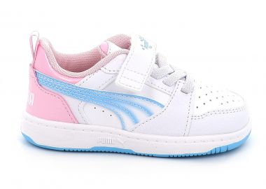Παιδικό Αθλητικό Παπούτσι για Κορίτσι ReboundV6LoJellyHeaven Ac+ Inf Χρώματος Λευκό 405059-01 - PUMA - 