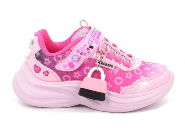 Παιδικό Αθλητικό Παπούτσι για Κορίτσι Skechers Power Jams Χρώματος Ροζ 302199L-PKMT - SKECHERS - 