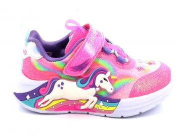 Παιδικό Αθλητικό Παπούτσι για Κορίτσι Skechers Unicorn Chaser με Φωτάκια Χρώματος Πολύχρωμο 302298N-PKMT - SKECHERS - 