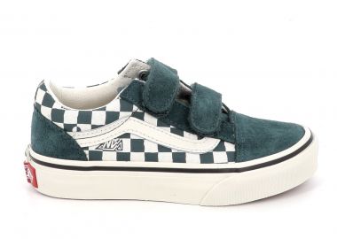 Παιδικό Χαμηλό Casual για Αγόρι Vans Old Skool V Χρώματος Πράσινο VN000CYAFRJ1 - VANS - 