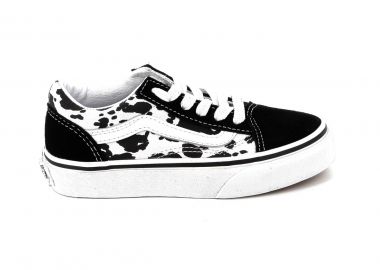 Παιδικό Χαμηλό Casual για Κορίτσι Vans Old Skool Χρώματος Μαύρο Animal VN0A7Q5FBMW1 - VANS - 