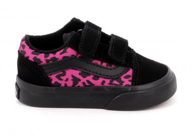 Παιδικό Χαμηλό Casual για Κορίτσι Vans Old Skool V Χρώματος Μαύρο VN000CTGPIB1 - VANS - 