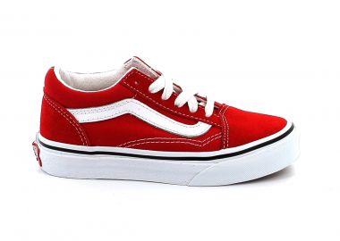 Παιδικό Χαμηλό Casual Vans Old Skool Χρώματος Κόκκινο VN0ABUUJV61 - VANS - 