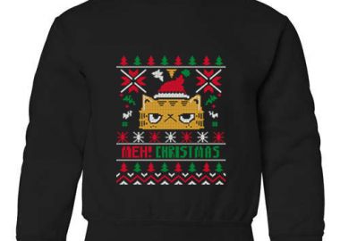 Παιδικό Χριστουγεννιάτικο Ugly Sweater Meh Christmas Pop Culture Black - Pop Culture - 
