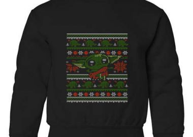 Παιδικό Χριστουγεννιάτικο Ugly Sweater Yoda1 Pop Culture Black - Pop Culture - 