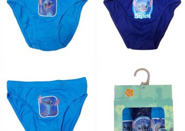 Παιδικό εσώρουχο Disney Lilo and Stitch Σετ 3 τεμαχίων Μπλε - Disney Lilo and Stitch - 