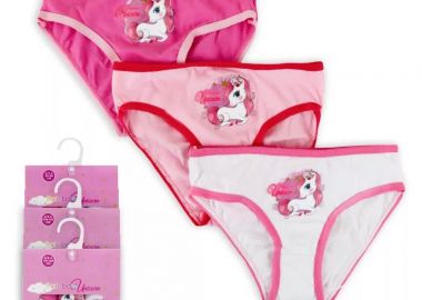 Παιδικό εσώρουχο Unicorn Princess Σετ 3 τεμαχίων Πολύχρωμο - Unicorn - 