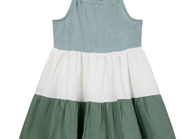 Παιδικό εξώπλατο φόρεμα για κορίτσι - ΧΑΚΙ 15-224324-7 - energiers - 