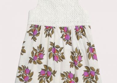 Παιδικό Φόρεμα για Κορίτσια Crema Boho ΛΕΥΚΟ - DPAM - 