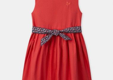 Παιδικό Φόρεμα για Κορίτσια Festive Look - 2 σε 1 ΛΕΥΚΟ - SERGENT MAJOR - 