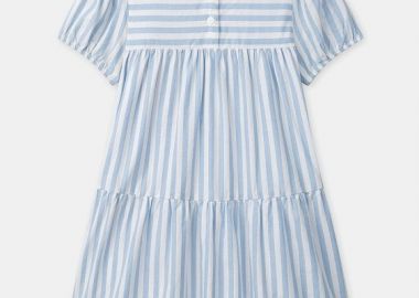 Παιδικό Φόρεμα για Κορίτσια Summer Stripes ΛΕΥΚΟ - SERGENT MAJOR - 
